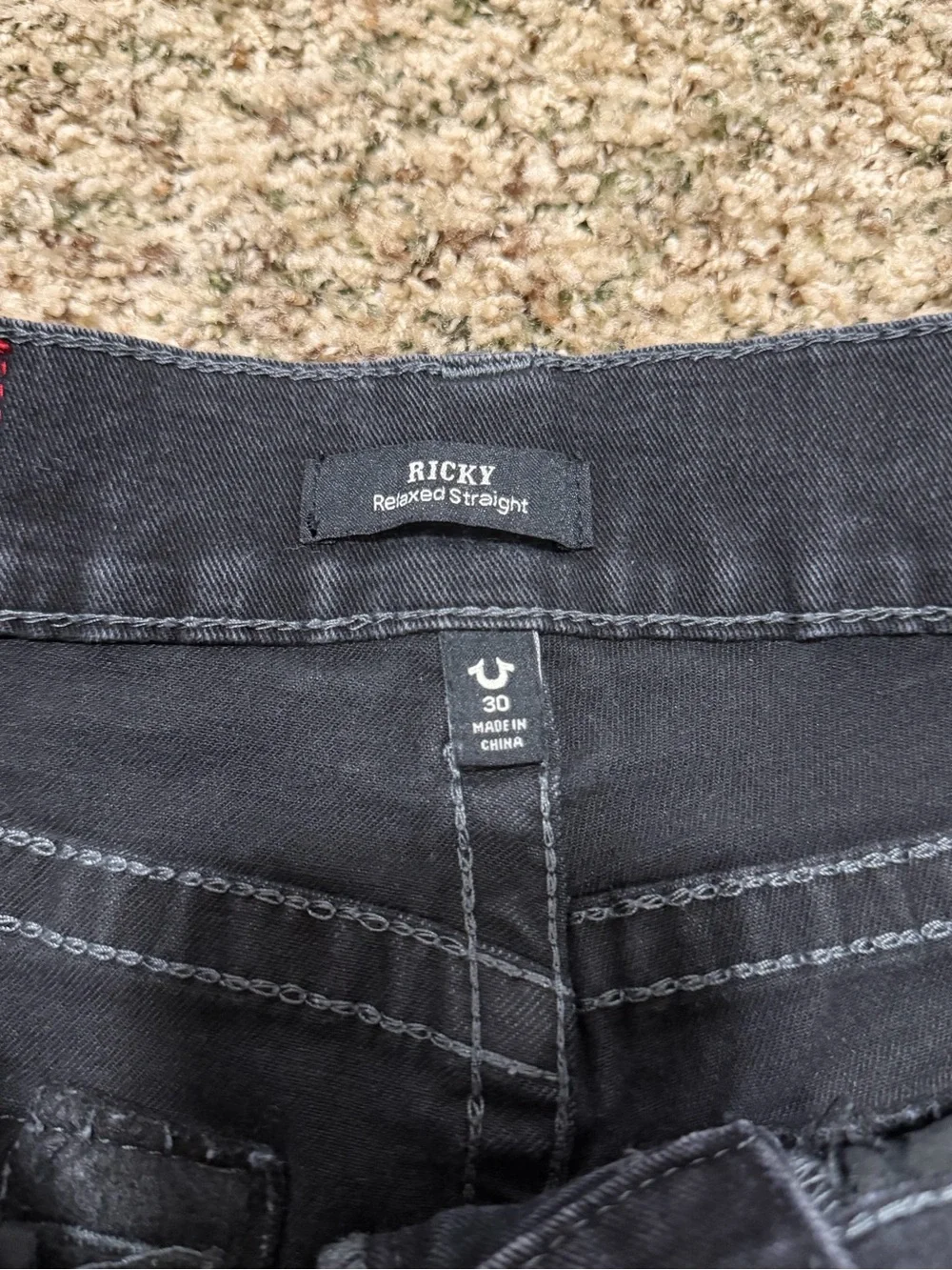 True Religion Men's Straight Jeans